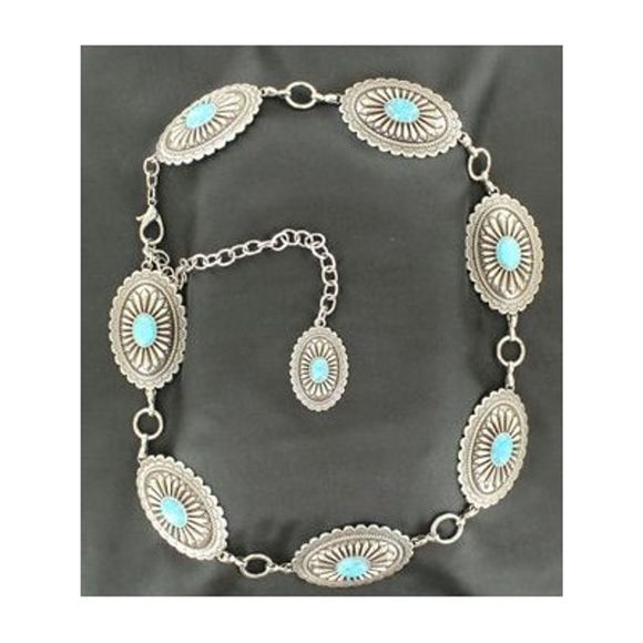 concho chain belt